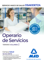 Operario/a de Servicios de Osakidetza-Servicio Vasco de Salud. Temario Volumen 2