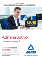 Administrativo de la Administración General del Estado (Turno Libre). Temario volumen 2