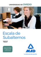 Escala de Subalternos de la Universidad de Oviedo. Test