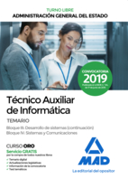 Técnico Auxiliar de Informática de la Administración General del Estado (Turno Libre). Temario Bloques III Y IV